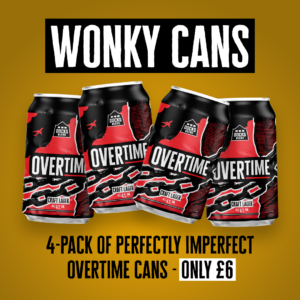 330 ml Wonky Overtime Cans - 4 Pack