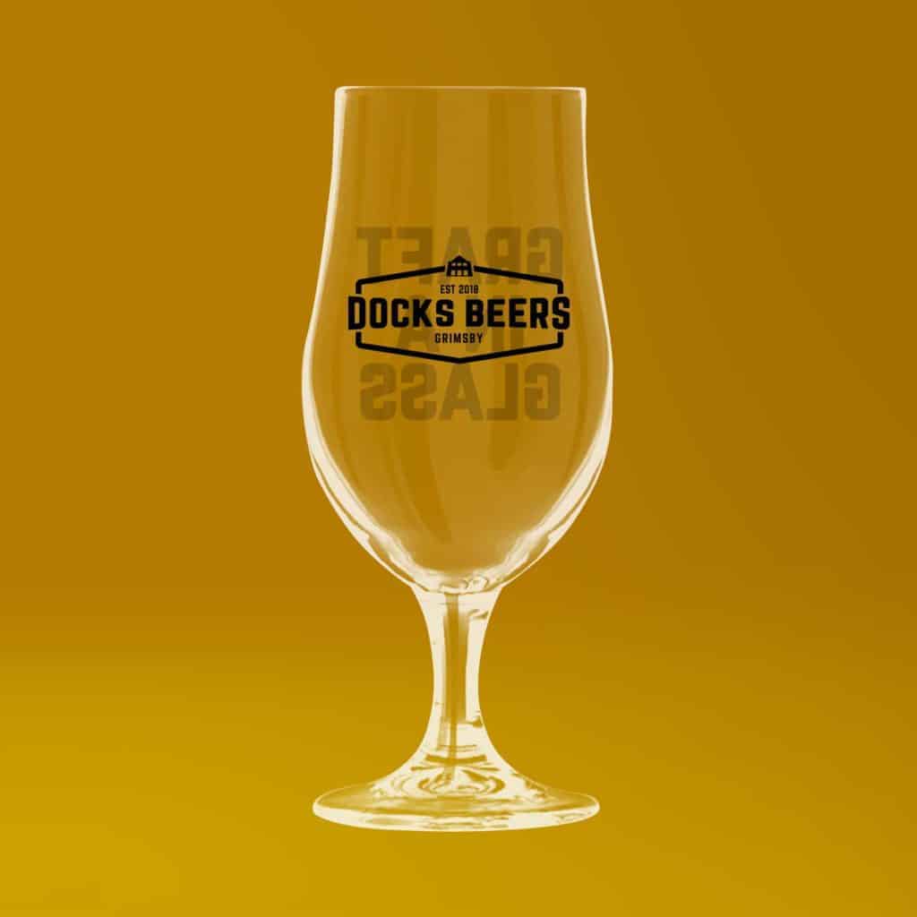 Docks Beers Stemmed Schooner Glass Products Glassware