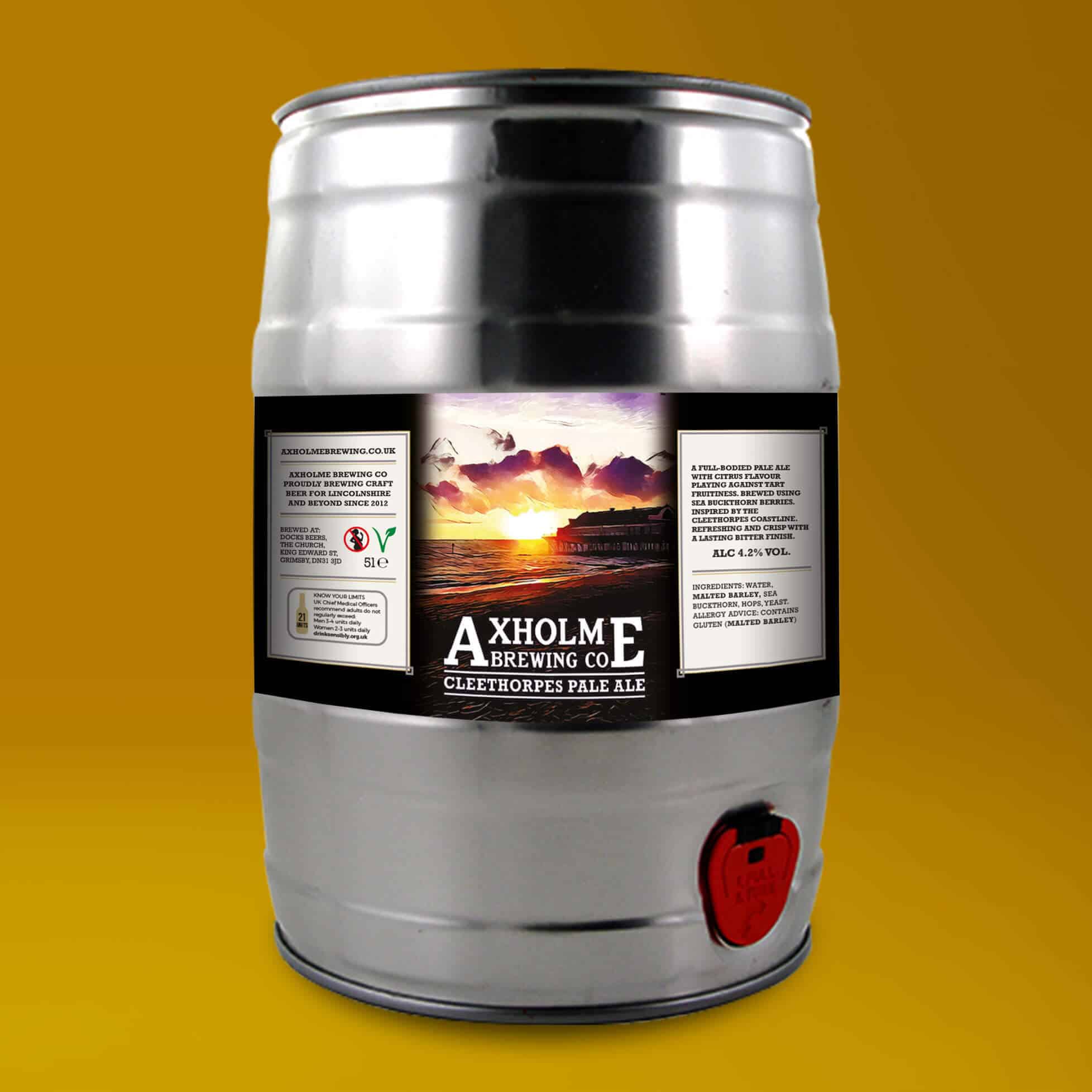 Axholme Brewing Co Cleethorpes Pale Ale - 5l Mini Cask