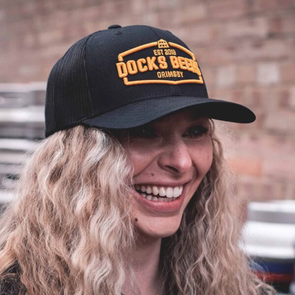Gold Truckers Cap Docks Beers