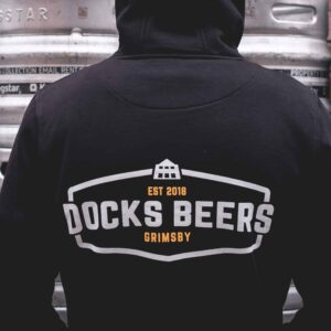 Docks Beers merchandise - 'Graft' Black Hoodie