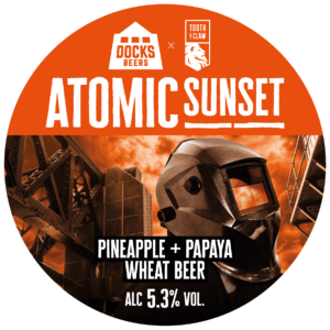 Docks Beers - Atomic Sunset Pineapple + Papaya Wheat Beer