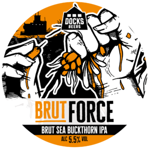 Docks Beers - Brut Force Brut Sea Buckthorn IPA
