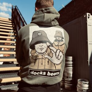 Dock n Roll Star green hoodie