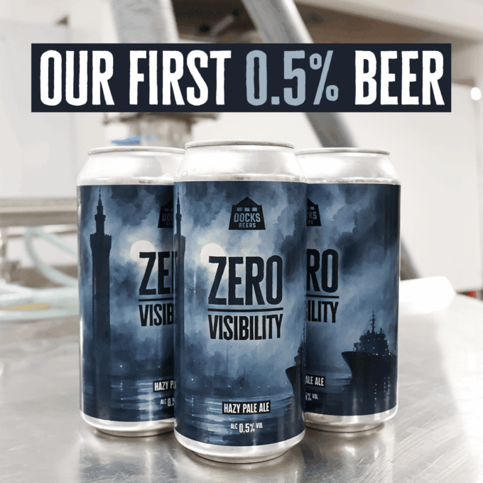 docks beers zero visibility our first low alcohol beer