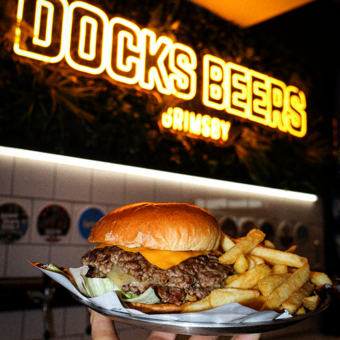 docks beers docks kitchen grimsby smash burger