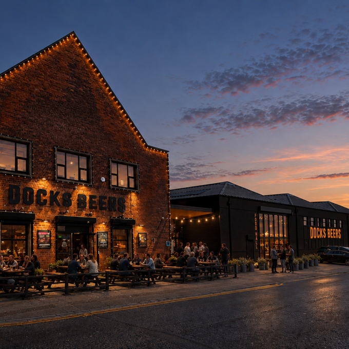 Docks Beers Exterior 3 - early evening