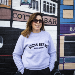 Grey Jumper - Docks Beers Grimsby