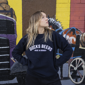 Navy Jumper - Docks Beers Grimsby