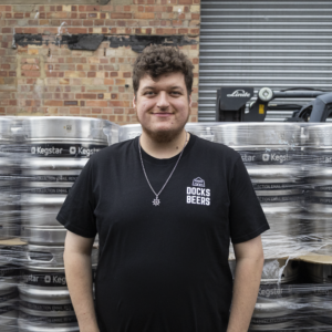 Black T-Shirt - Docks Beers Grimsby